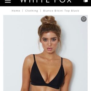 White Fox Boutique bathing suit top